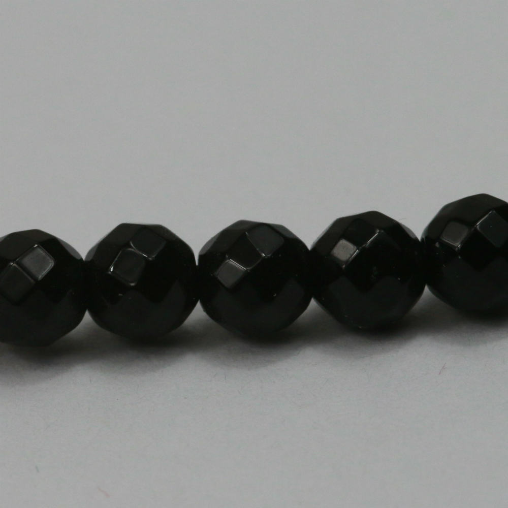 5MM FACET 40CM (APPROX) STRING ONYX